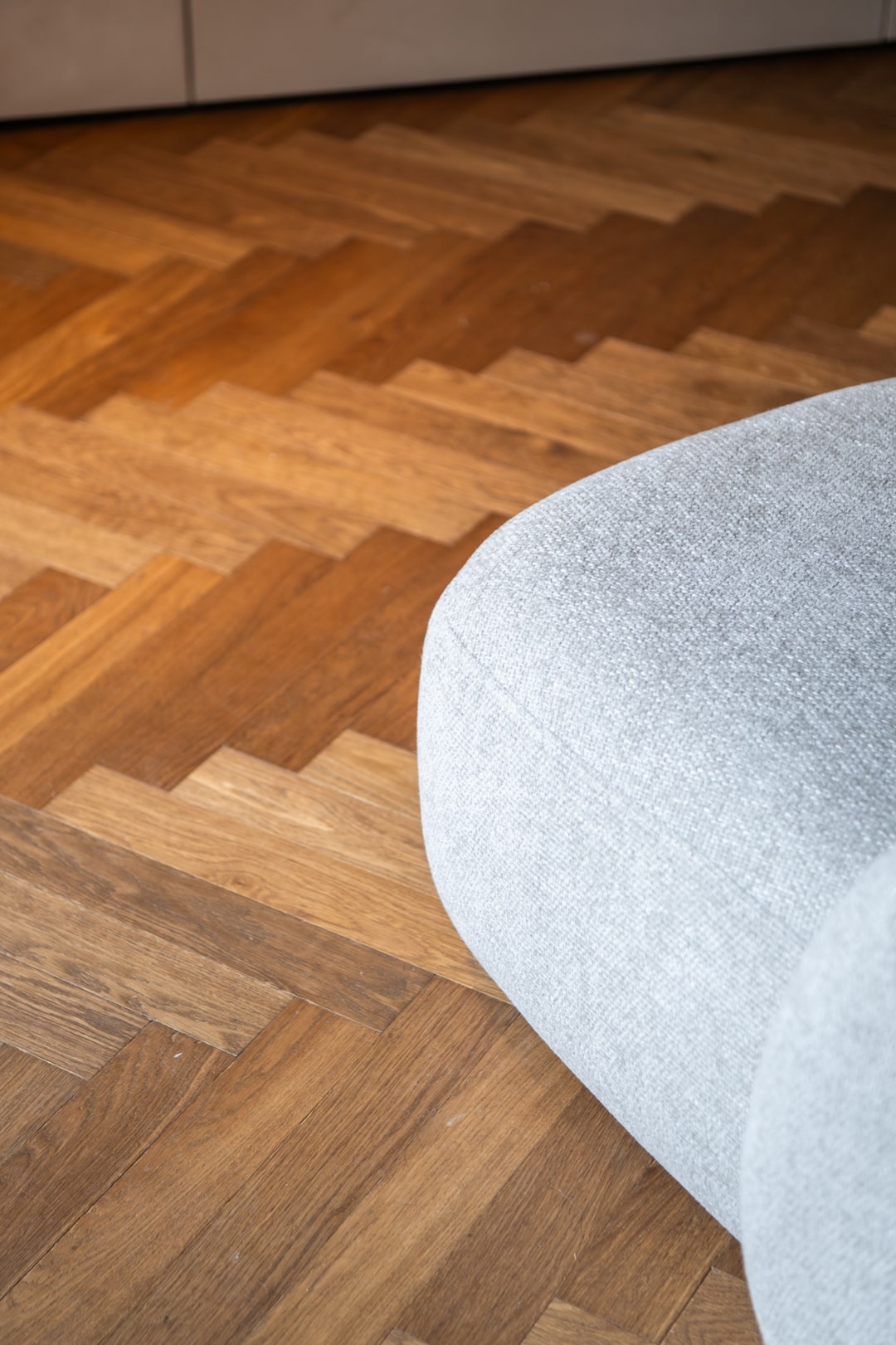 Visgraat parketvloer in detail